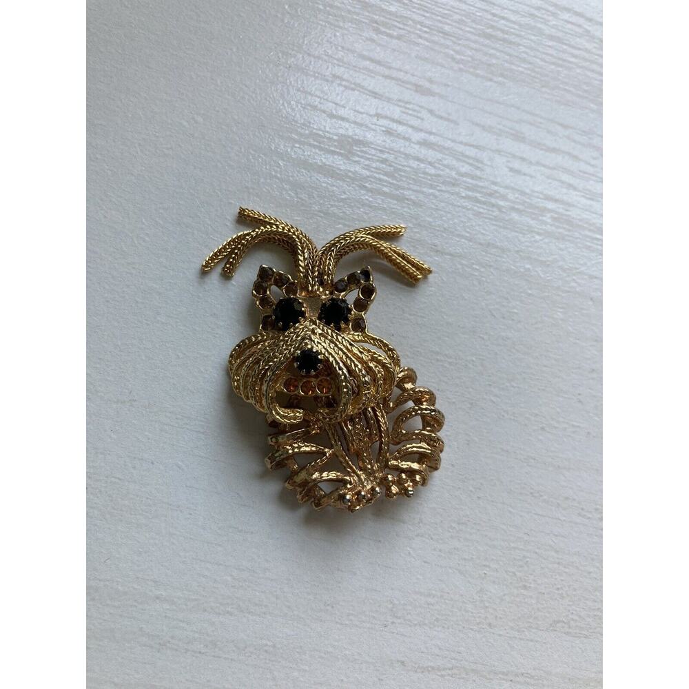 Vintage H.M.S Dangling Scotty Dog Necklace Pendant